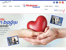 Tablet Screenshot of akdamarhospital.com
